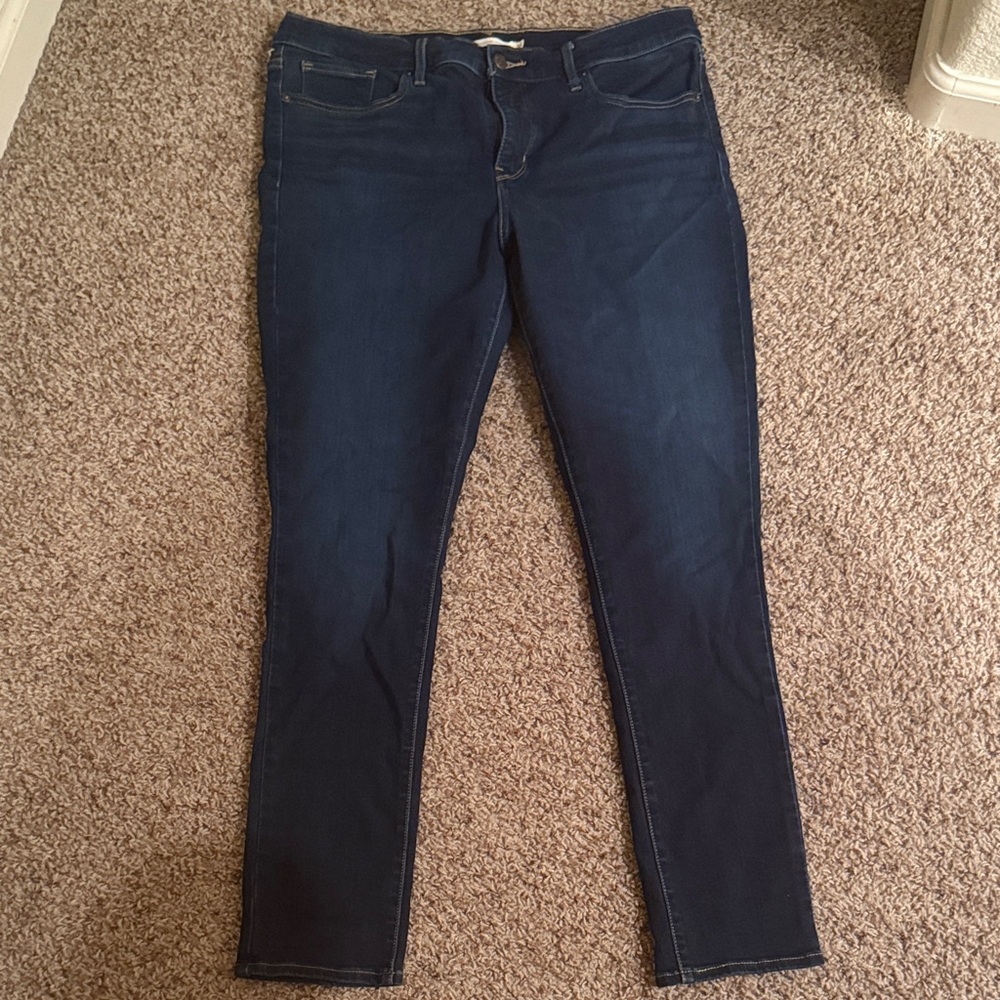 Levi's Dark Blue Skinny Jeans for Women